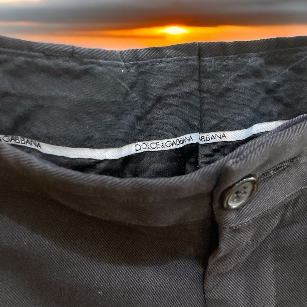 Dolce Gabbana black pants